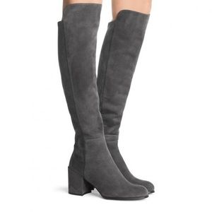 Stuart Weitzman Alljack Knee High Boots Slate Gray